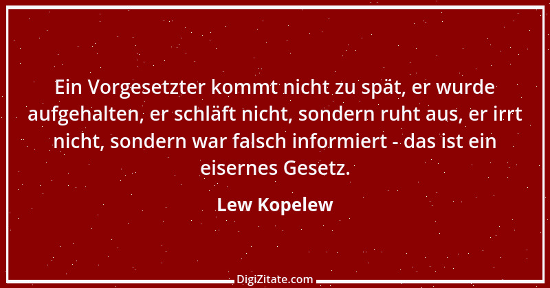 Zitat von Lew Kopelew 1