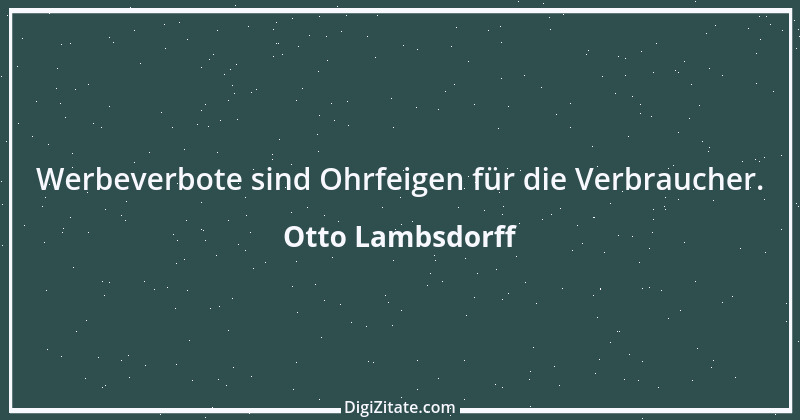 Zitat von Otto Lambsdorff 42