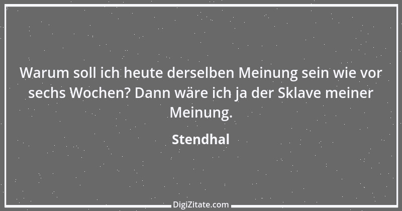 Zitat von Stendhal 54