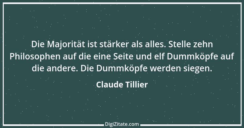 Zitat von Claude Tillier 10