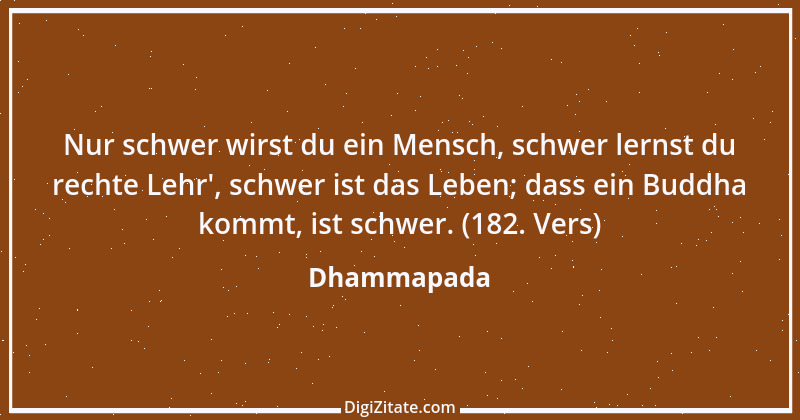 Zitat von Dhammapada 79