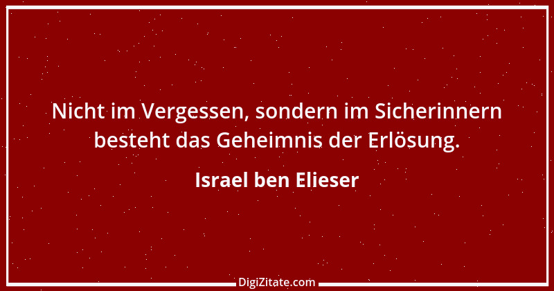 Zitat von Israel ben Elieser 5