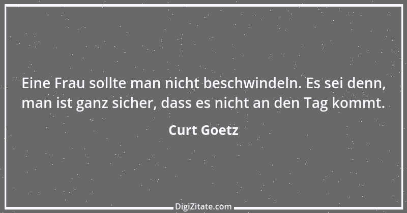 Zitat von Curt Goetz 94