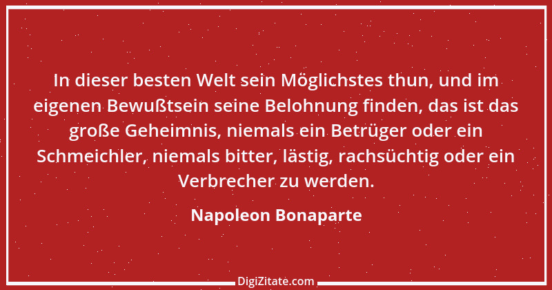 Zitat von Napoleon Bonaparte 112