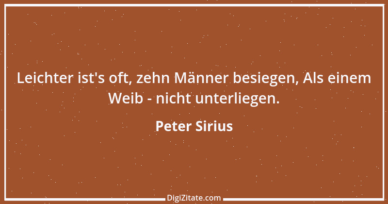 Zitat von Peter Sirius 162