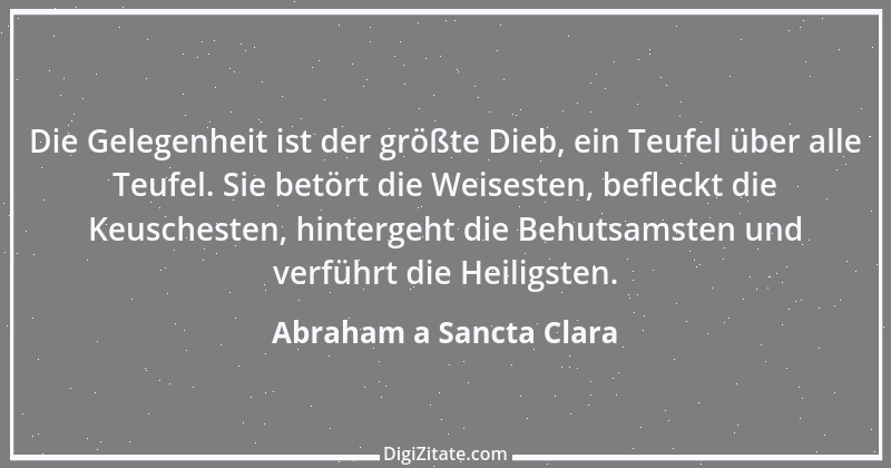 Zitat von Abraham a Sancta Clara 37