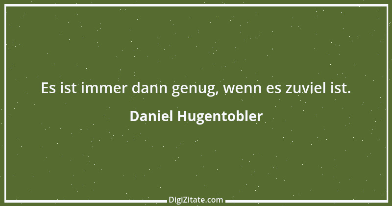 Zitat von Daniel Hugentobler 6