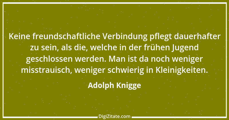 Zitat von Adolph Knigge 144