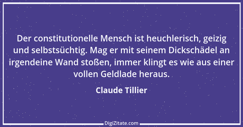 Zitat von Claude Tillier 12