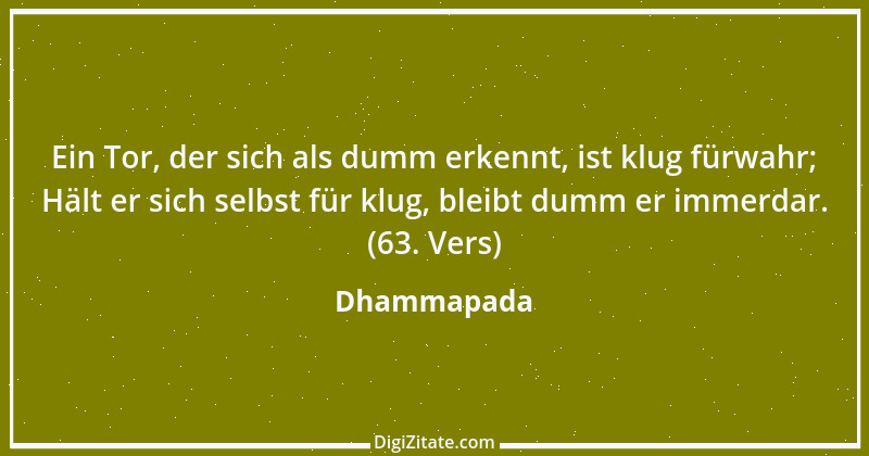 Zitat von Dhammapada 81