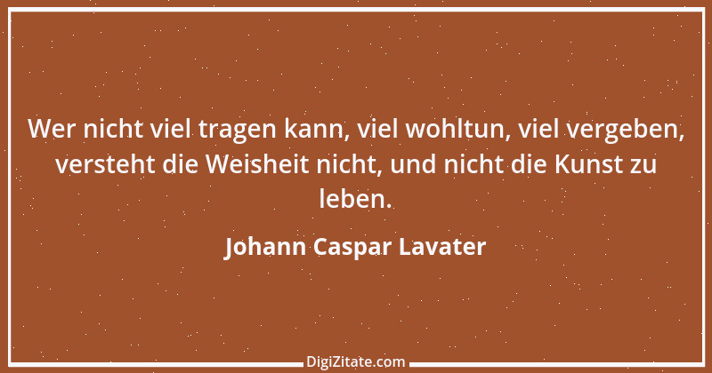 Zitat von Johann Caspar Lavater 57