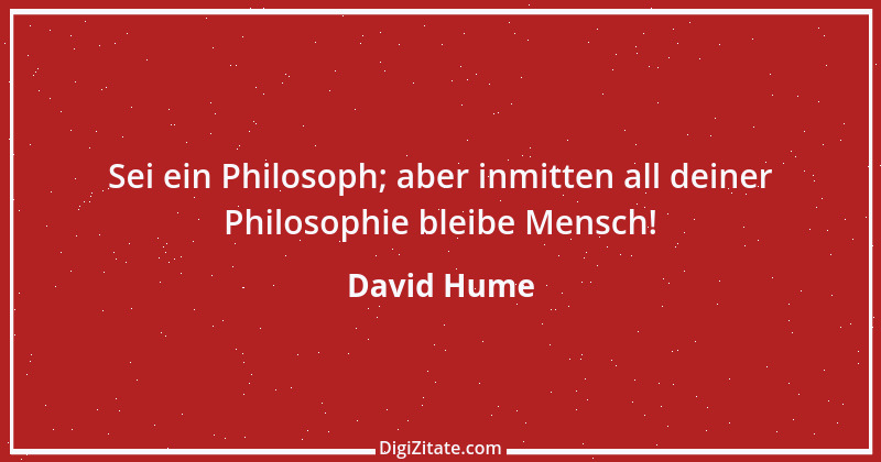 Zitat von David Hume 29