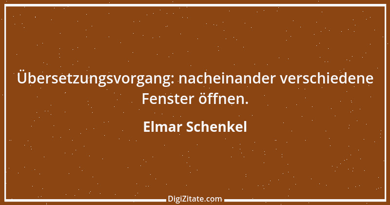 Zitat von Elmar Schenkel 301