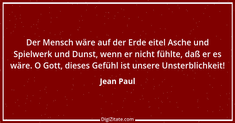 Zitat von Jean Paul 233