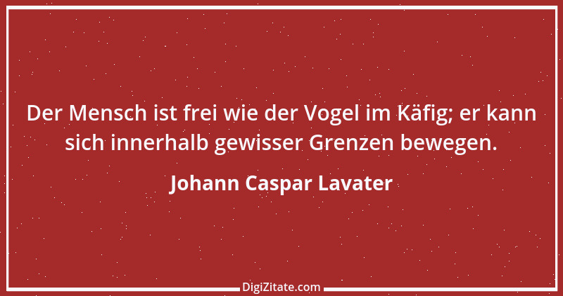 Zitat von Johann Caspar Lavater 58