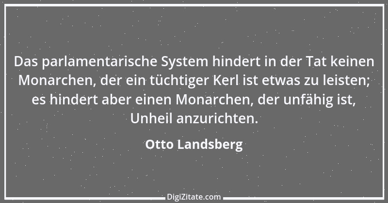 Zitat von Otto Landsberg 1