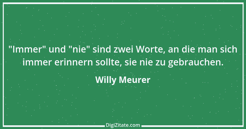 Zitat von Willy Meurer 389