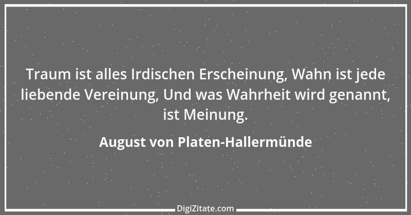 Zitat von August von Platen-Hallermünde 38