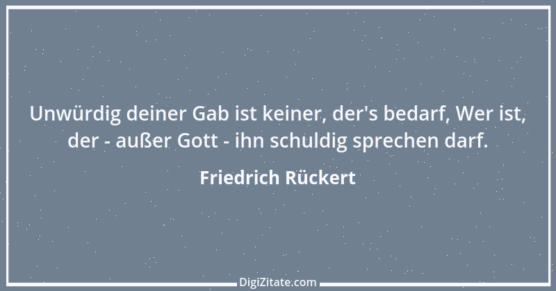 Zitat von Friedrich Rückert 58