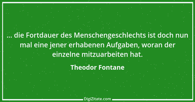 Zitat von Theodor Fontane 351