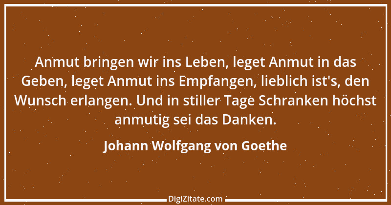 Zitat von Johann Wolfgang von Goethe 1090