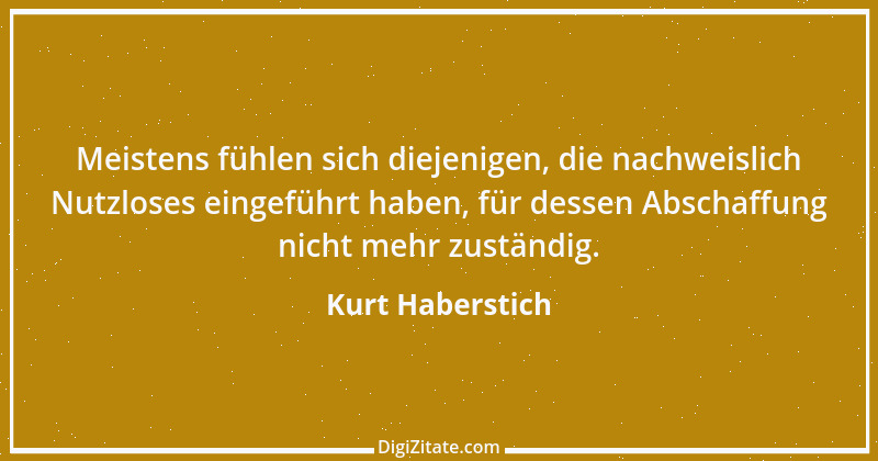 Zitat von Kurt Haberstich 293