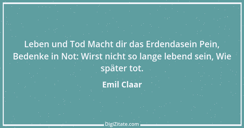 Zitat von Emil Claar 23