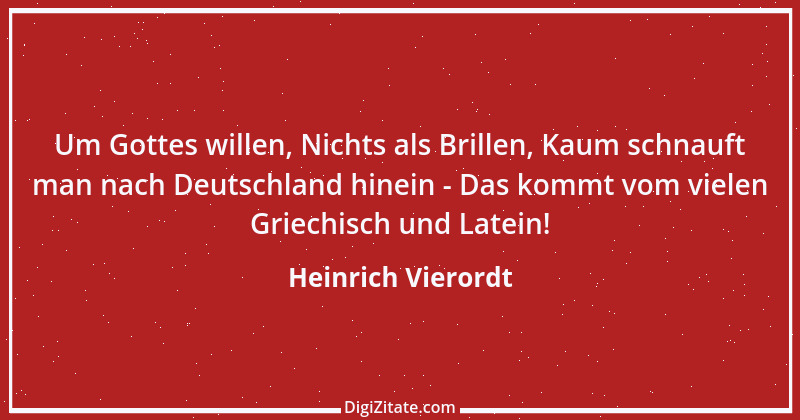 Zitat von Heinrich Vierordt 40