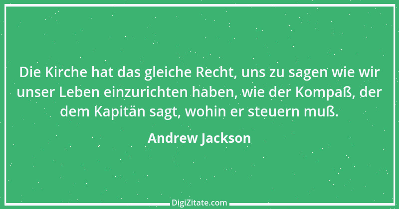 Zitat von Andrew Jackson 1