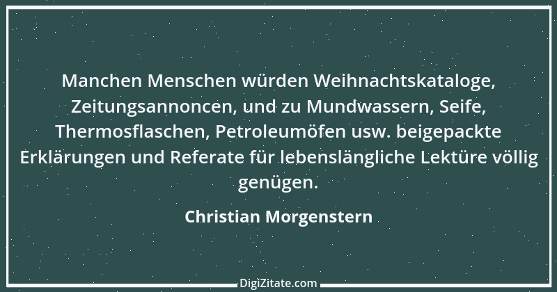 Zitat von Christian Morgenstern 615