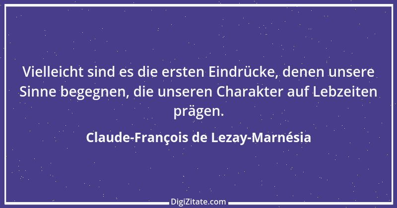 Zitat von Claude-François de Lezay-Marnésia 2