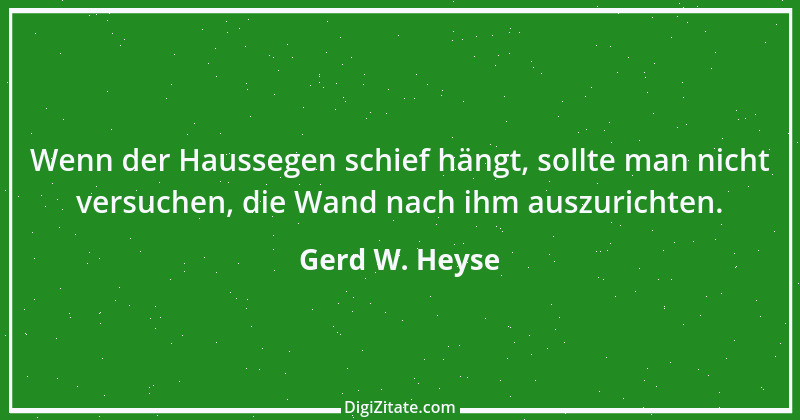 Zitat von Gerd W. Heyse 200