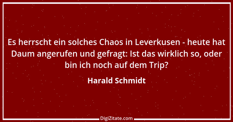 Zitat von Harald Schmidt 410