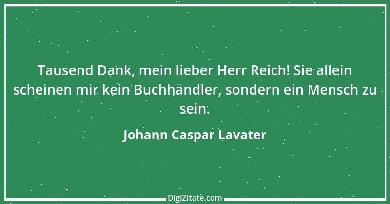 Zitat von Johann Caspar Lavater 62