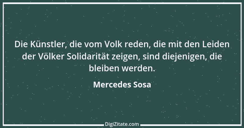 Zitat von Mercedes Sosa 2