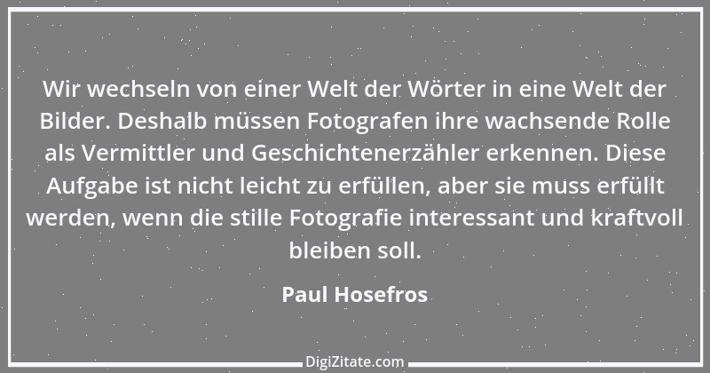 Zitat von Paul Hosefros 1