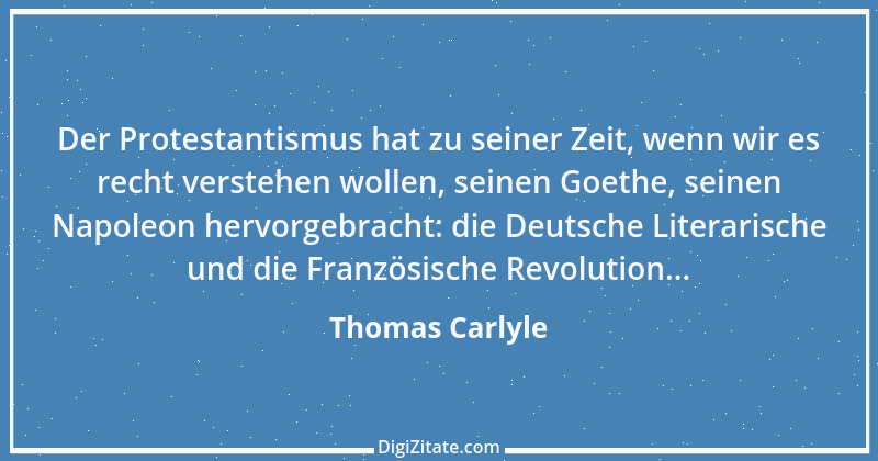 Zitat von Thomas Carlyle 60