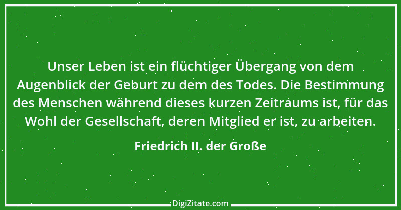 Zitat von Friedrich II. der Große 245