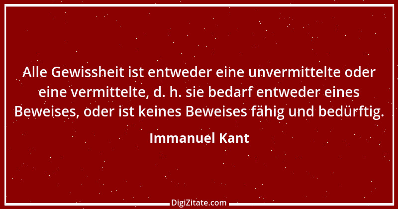 Zitat von Immanuel Kant 584