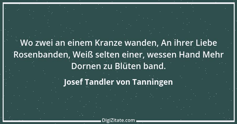 Zitat von Josef Tandler von Tanningen 3