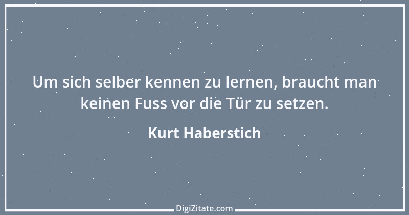 Zitat von Kurt Haberstich 297