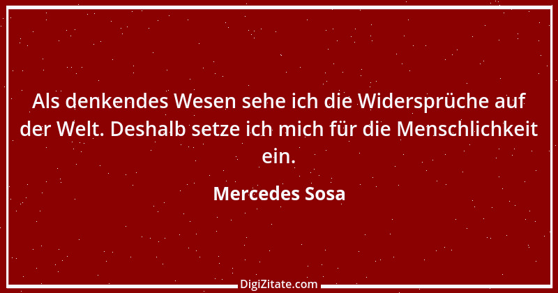 Zitat von Mercedes Sosa 4