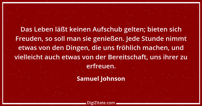 Zitat von Samuel Johnson 88