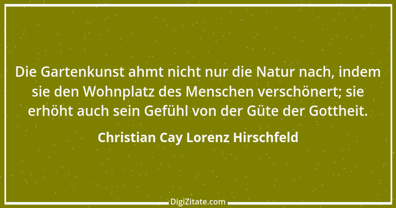 Zitat von Christian Cay Lorenz Hirschfeld 1