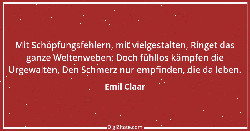 Zitat von Emil Claar 27