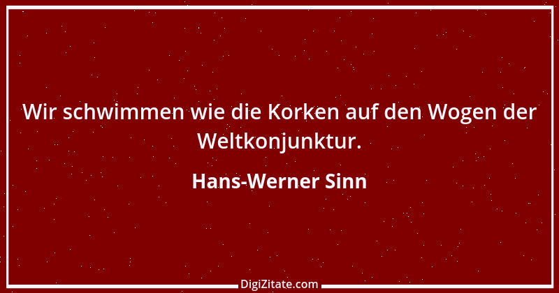 Zitat von Hans-Werner Sinn 13