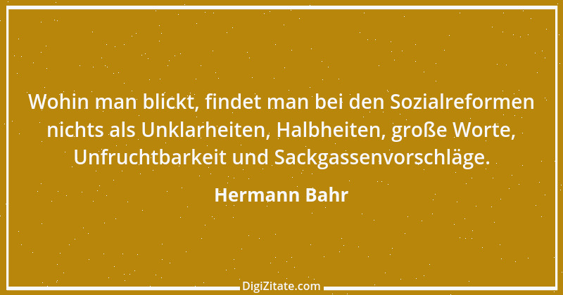 Zitat von Hermann Bahr 3