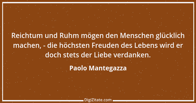 Zitat von Paolo Mantegazza 20