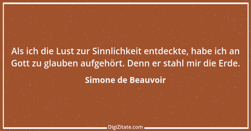 Zitat von Simone de Beauvoir 26