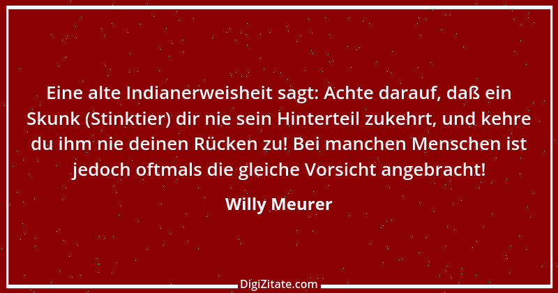 Zitat von Willy Meurer 396